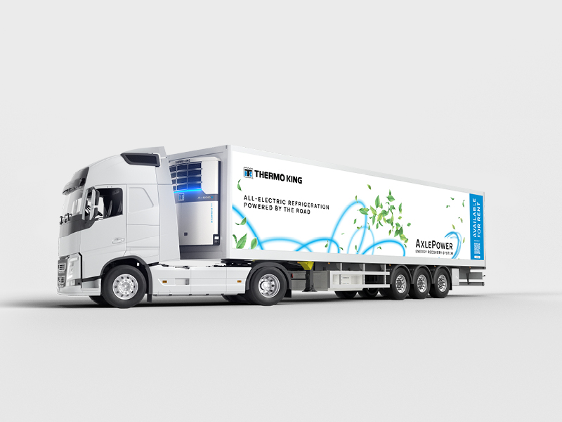 10001000aaz100 — BE,DE | Electric Refrigerated Trailer | AxlePower Trailer | Single Temperature | Full Electric | PharmaNo